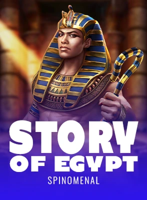 Egyptian-themed slot game with pharaoh warrior
