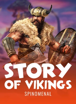Viking-themed slot game with warrior and shield