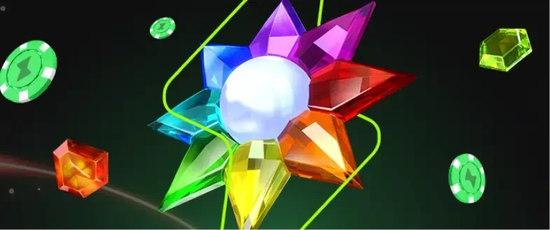 Machine à sous Starburst dans Casino148 – pierres précieuses multicolores